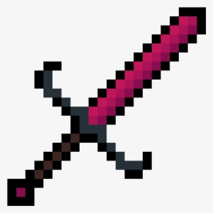 Fire Ruby 32x Diamond Sword - Minecraft Ruby Sword