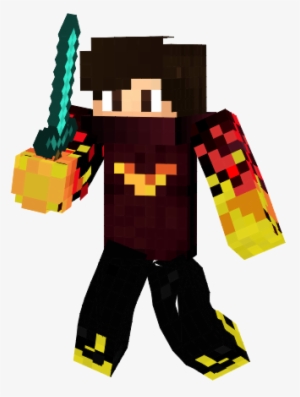 Guy Diamond Sword - Minecraft Guy With Diamond Sword
