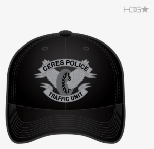Ca Ceres Police Traffic Black Hat - Sog Hats