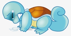 Squirtle By Sunflic On Deviantart Vector Black And - Sad Squirtle