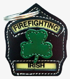 Firefighting Irish Mini Shield Key Chain - Keychain