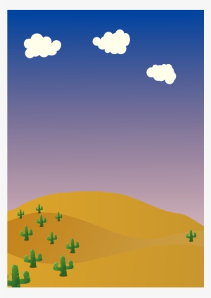 Idea For Background Scene Toy - Desert Background Clip Art