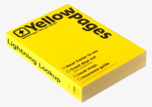 Lightning Yellow Pages - Yellow Pages Book Png