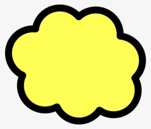 Yellow Cloud Clip Art At Clker - Cloud Clip Art