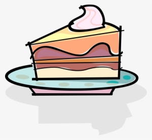 Slice Of Dessert Cake - Slice Of Cake Clip Art
