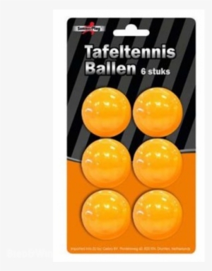 42x Ping Pong Balls, Orange - Summerplay Tafeltennisbal (6 Per Verpakking)