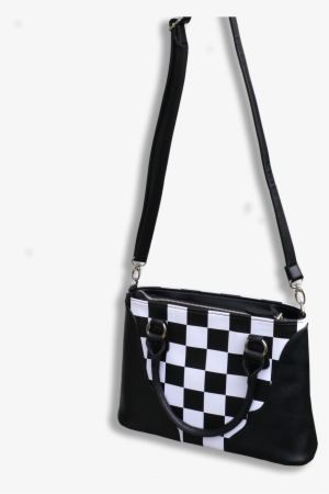 Checkered Handbag - Shoulder Bag