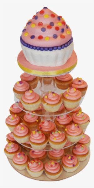 Birthday Cupcake Tower - Cupcake
