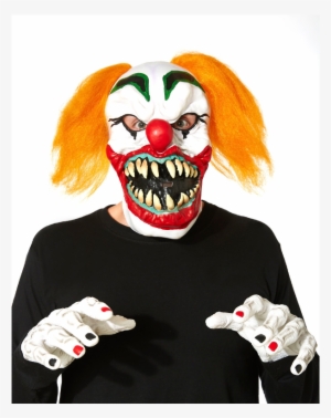 Clown Mask With Hands By Spirit Halloween