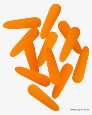 Vector Transparent Stock Clip Art Sweet - Baby Carrot Clipart