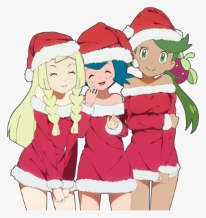 Pokémon Sun And Moon Pokémon Adventures Red Santa Claus - Pokemon Sun And Moon Christmas