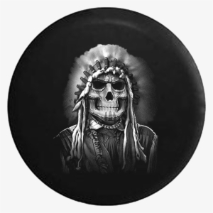 Painted Face Skull American Indian Native Chief Jeep - Painted Face Skull American Indian Native Chief