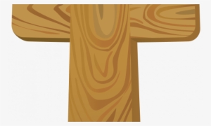 Cross Vector Wooden - Wooden Cross Clipart