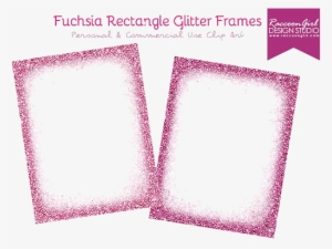 Fuchsia Border Frame Png Transparent Image - Transparent Frame Pink Borders