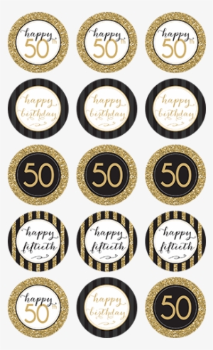 Happy 50th Birthday Cupcakes - Cupcake