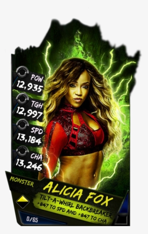 Aliciafox S4 17 Monster - Wwe Supercard Monster Cards
