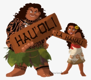 Moana And Maui By Cjtwins On Deviantart - Moana And Maui Clipart