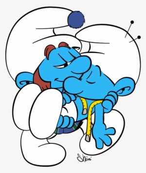 Clipart Off To Bed With You By Shini - Smurf Gutsy And Tailor