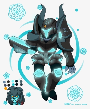 Black Knight And Dark Samus Fusion - Illustration