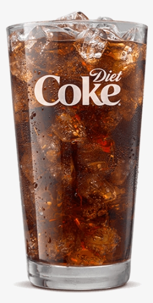Diet Coke Glass Icy