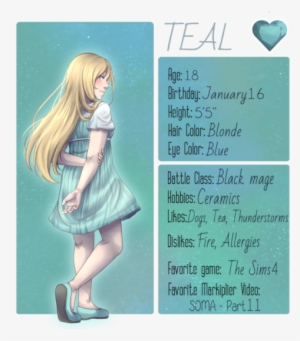 Meet Teal She's The Most Reserved And Quiet One Out - Markiplier Hearts And Heroes Fanart