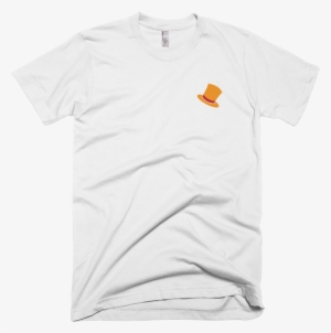 Wizard Hat Shirt White Edition - T Shirt Mockup Badge