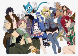 Download Fairy Tail Group Png Clipart Juvia Lockser - Fairy Tail 2018 Poster