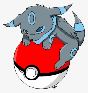 Nova Blue The Shiny Umbreon's Pokeball - Umbreon And Pokeball