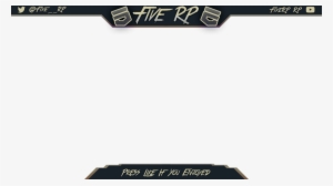 My New Youtube Overlay By Rp - Cool Youtube Overlay Png