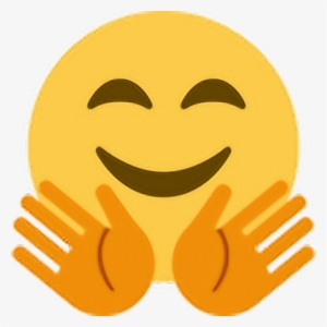 Hands Wave Hug Emoji Emoticon Face Expression Feeling - Hug Emoji Twitter