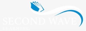 Second Wave - Pantone - Full Logo - White And Blue - Electronic Arts Old Logo