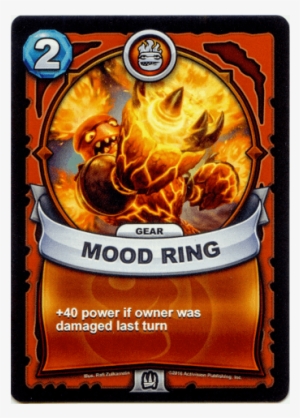 Fire Gear - Mood Ring - Skylanders Ring Of Heroes