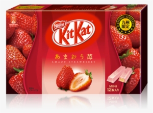 Kit Kat Limited Edition Kyuusyuu Amaou Strawberry - Kit Kat