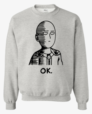 One Punch Man Saitama Ok Hoodie Sweatshirt - Best Gift - Ok Hero | You Want One? Hoodie/t-shirt/mug