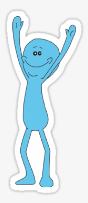 Rick And Morty Mr Meeseeks - Rick And Morty Meeseeks Stickers