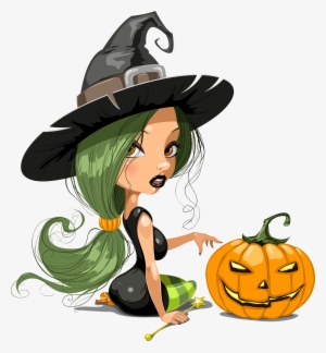Tubes Hallowen - Pretty Witch