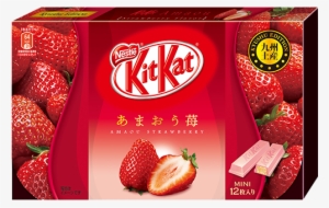 Kit Kat Kyushu Amaou Strawberry Flavor - Kit Kat