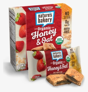 Organic Honey & Oat Bars Strawberry - Nature's Bakery Honey And Oat