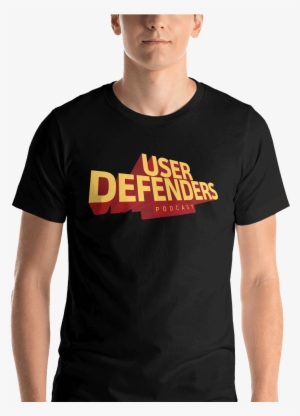 User Defenders Podcast Logo Tee Model Black - Baby Shark Doo Doo T Shirts
