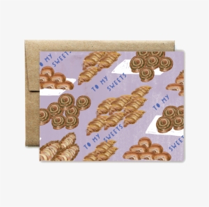 "to My Sweet" Purple Pastry Card - Challah