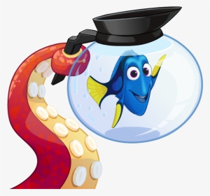 hanks tentacle holding dory in a pot of water - dory and the pipe
