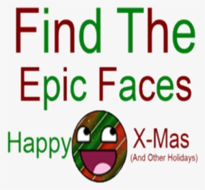 Epic Face X-mas Background, A Decal By Scoutywouty - Faces Roblox