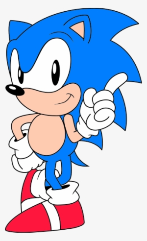Classic-sonic - Classic Sonic The Hedgehog Pose