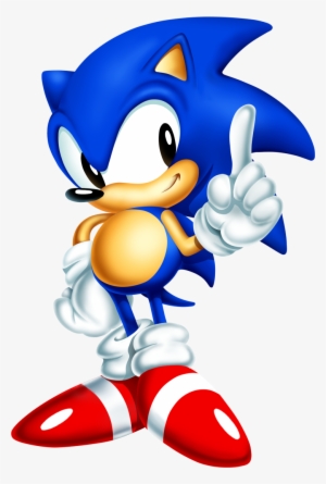 Sonic Generations Classic Running Pictures - Classic Sonic Running, HD Png  Download - 579x1019(#1122580)