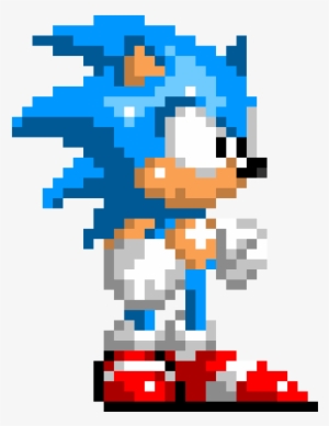 Sonic The Hedgeblog — Higher resolution sprite artwork of classic Sonic