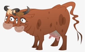 Cow Vector Background - Brahmin Fallout 4 Cartoon