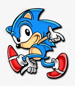 Sonic Adventure Sonic Cd Clip Art - Classic Sonic And Sonic Drawing