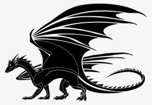 Dragon Png Image Vector Royalty Free Download - Black And White Dragon Clipart Free