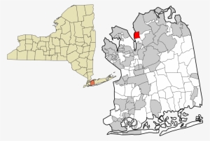 Nassau County New York Incorporated And Unincorporated - Seacliff Long Island Map