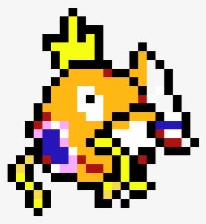 Magikarp - Pokemon Pixel Art Magikarp